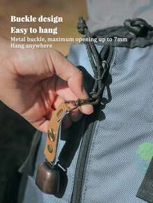 1 件户外装饰挂铃配件、铃铛钥匙扣、牛铃铛、宠物装饰熊铃铛、露营用品 - 彩色 - 查看 7