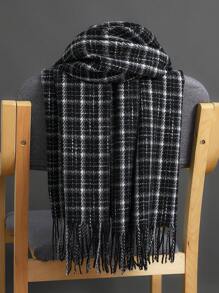 1 chiếc khăn choàng cổ đa năng in họa tiết cổ điển Unisex, khăn choàng kẻ caro dày cỡ lớn, khăn choàng đa năng, khăn tắm biển, khăn trùm đầu Muslimah, quà tặng sang trọng, khăn quàng cổ hình chữ nhật cho mọi mùa - nhiều màu - Xem 12