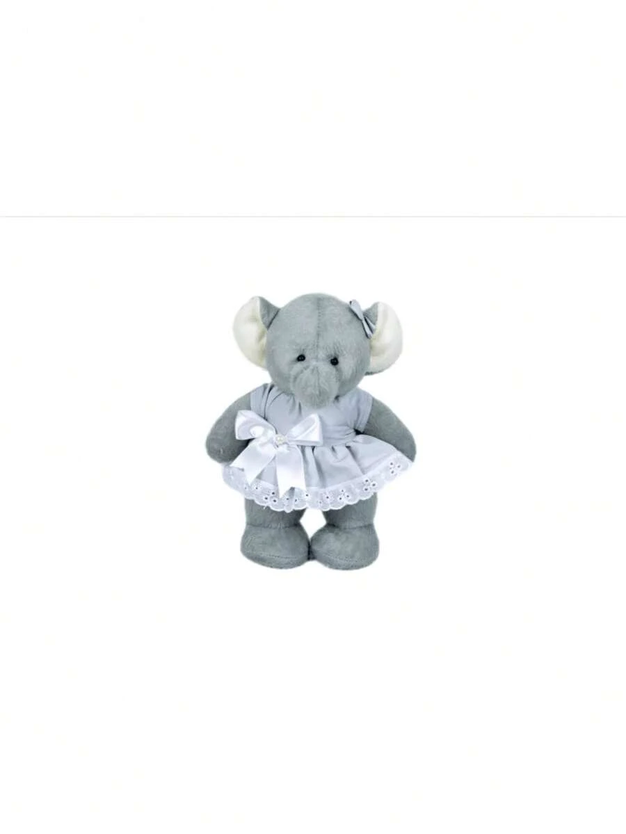 Plush Bear Elephant Jungle  Fixed Standing Girl 30 Cm - Niches And Decorations - 灰色 - 查看 1