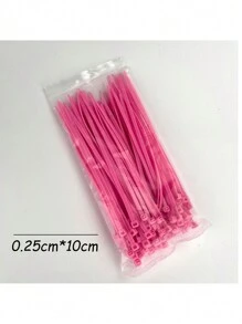 100 件多色自锁电缆扎带，10 厘米长优质塑料扎带，自锁尼龙扎带，用于电线整理，塑料电缆管理扎带，适用于家庭、办公室、花园、车间