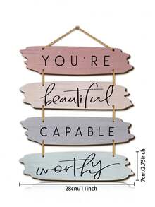 4 Cái/Bộ Bạn Thật Tuyệt Vời Hãy Nhớ Rằng Biển Treo Bằng Gỗ Nghệ Thuật Treo Tường Trang Trại Quà Tặng Cho Phụ Nữ Quà Tặng Truyền Cảm Hứng, Nghĩ Về Bạn Quà Tặng Sinh Nhật Cho Bạn Bè Phụ Nữ Nữ - Nhiều màu - Xem 2