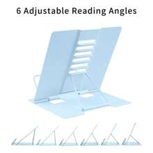 1 Metal Desktop Bookshelf - Christmas Gift - Reading Stand - Book Stand - Adjustable Recipe Stand - Portable And Sturdy Bookshelf, Suitable For Recipes, Textbooks, Tablets, Sheet Music, Birthday Gift - New Year's Gift - Gift For Children