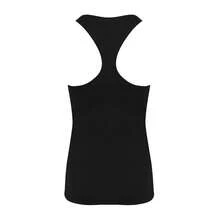 Tombo Womens/Ladies Racerback Vest Top (Black) - 黑色 - 查看 2