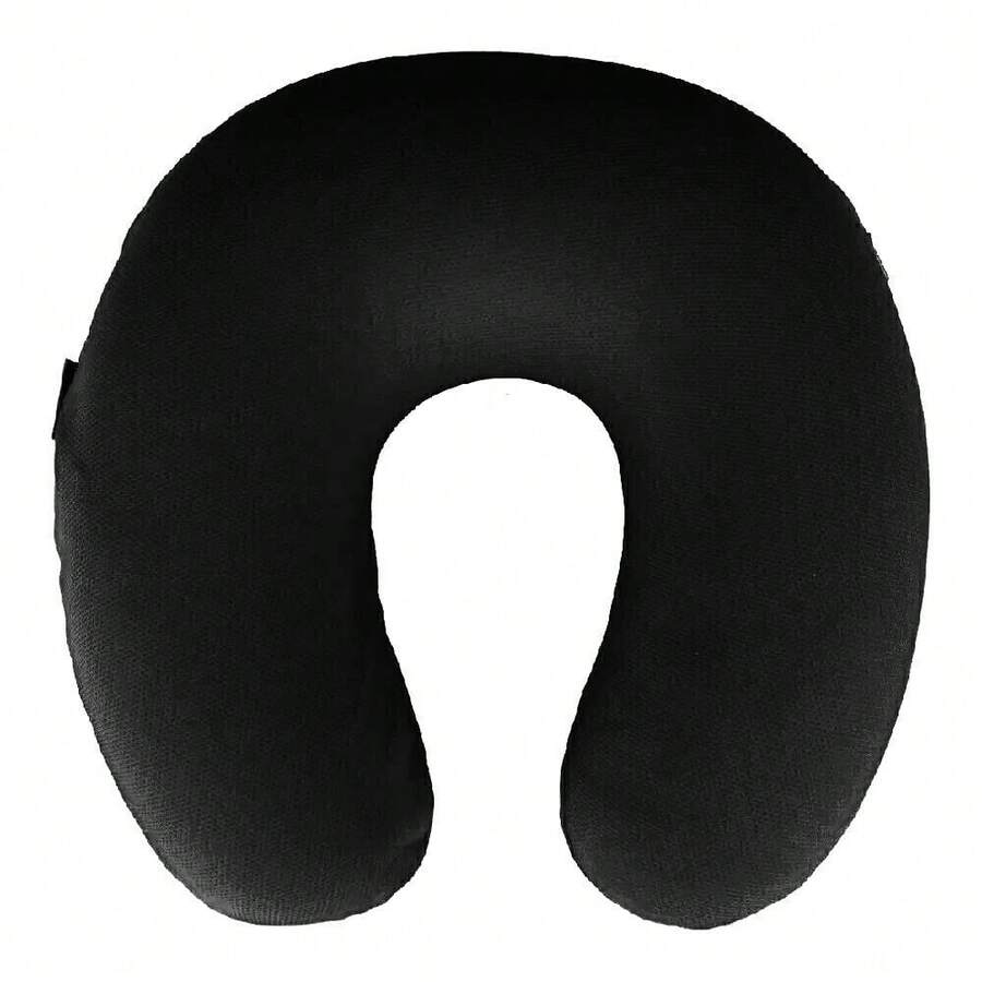 Travel Pillow Memory Foam Pillow Black - Travel Blue - 黑色 - 查看 1