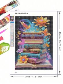 书5d新款钻石画艺术满钻圆形挂画家居客厅装饰画马赛克DIY钻石贴纸现代艺术 - AK-94 - 查看 2