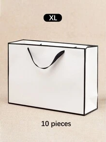 1/5/10 White Gift Packaging Bags, Suitable For Packaging Gift Boxes, Small Dolls, Clothing, Shoes, Etc., Suitable For Wedding Gift Packaging, Holiday Gift Packaging, Christmas And New Year Gift Packaging, Etc., With Three Sizes To Choose From,Christmas - Multicolor - View 12