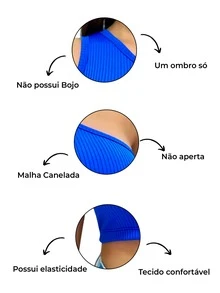 Basic One Shoulder Mula Manca Cropped Top - 乾枯玫瑰色 - 查看 2