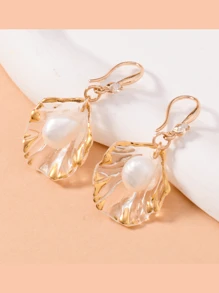 复古超大双/三圈珍珠耳环，时尚潮流设计