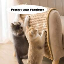 Sisal Cat Scratching Pad, Durable Scratch Board Mat For Cats, Claw Grinding Furniture Protector For Indoor Use