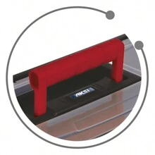 Caja Herramientas Plastica Aksi 16 PuLG Charola Desmontable - Negro - Ver 3
