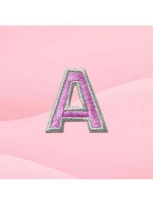 1 Piece Embroidery A To Z English Letters Stick On Small Size Cloth Colorful Dress Decoration DIY Name Stickers - As Photo - View 2