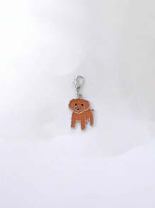 1pc Metal Mini Dachshunds Bulldogs Dog Charm For Jewelry Cute Animal Couple Lovely Keychain Car Keyring Bag Headphone Pendant Bracelet Necklace Char - Multicolor - View 15