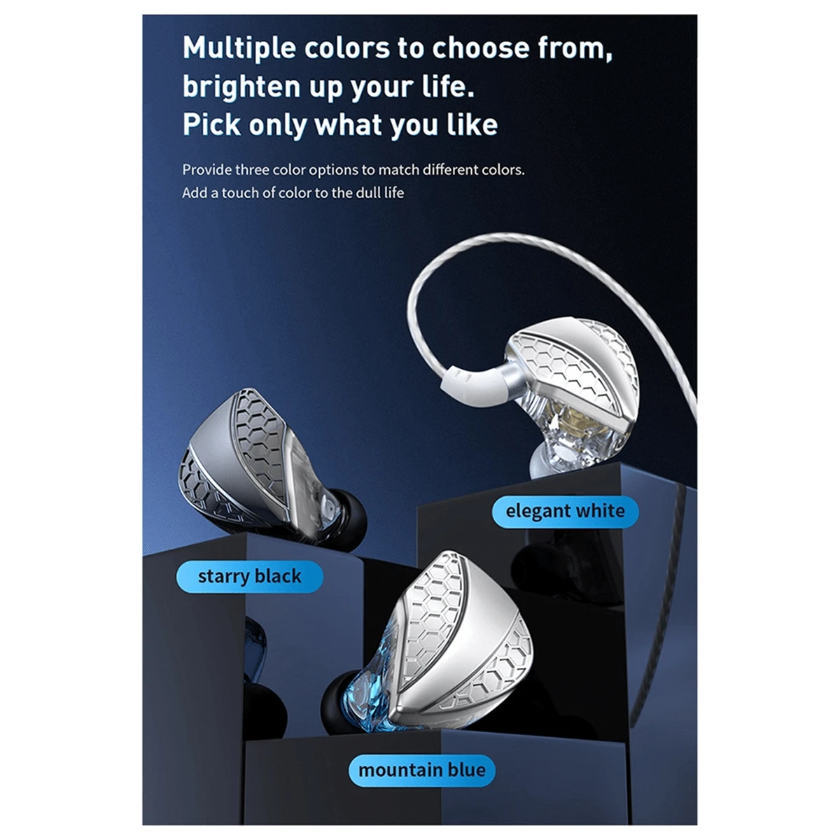 Cascos Inalambricos Yinyoo Kbear Storm Aurphones In Ear Monitor