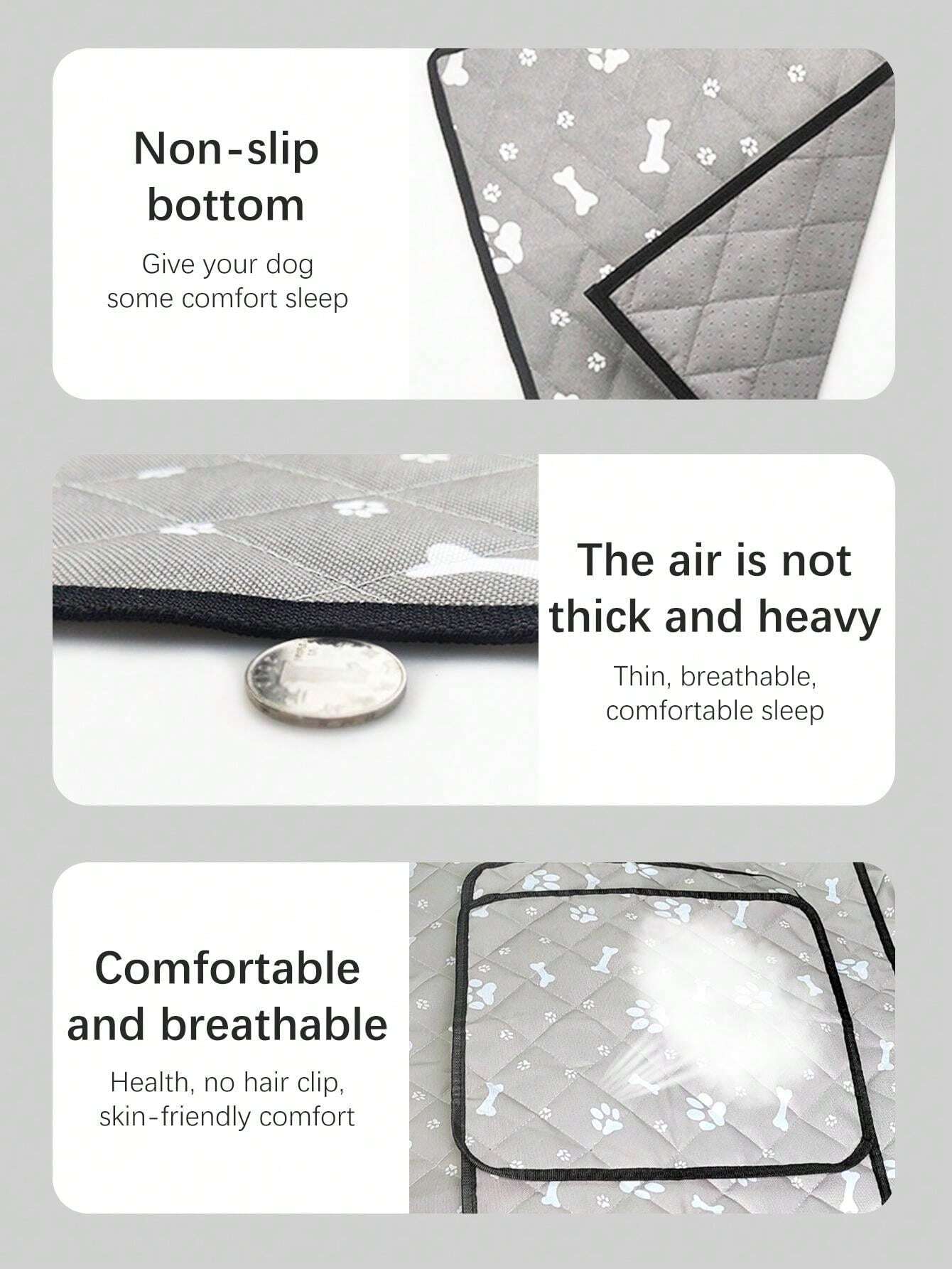 1pc Oxford Cloth Printed Waterproof Pet Sofa Cover Mat, Suitable For