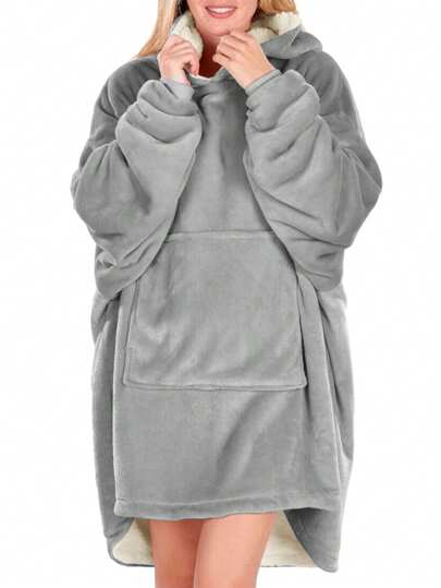 Shendy Vendy Manta Bata Sudadera Cobija Hoodie Con Capucha Afelpada Calientita Suave