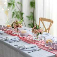 1 件方形玻璃水培花盆，透明绿萝玻璃容器，花瓶 - 無色 - 查看 3