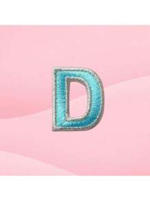 1 Piece Embroidery A To Z English Letters Stick On Small Size Cloth Colorful Dress Decoration DIY Name Stickers - As Photo - View 5