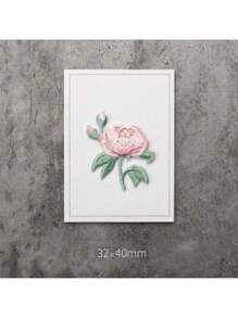 1 件刺绣植物花卉布贴，可熨烫贴片，时尚创意 DIY 装饰，夏季、学校 - as photo - 查看 4