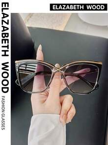 ELAZABETH WOOD 1 Cặp Kính Mắt Mèo Thời Trang, Tối Giản Hợp Thời Trang Phù Hợp Cho Nam Và Nữ, Phù Hợp Cho Tiệc, Ngày Lễ, Thể Thao Ngoài Trời, Du Lịch, Trang Trí, Phụ Kiện Hàng Ngày, Đạo Cụ Chụp Ảnh Phụ Kiện Đi Biển Cho Nữ Kính Mát Phụ Kiện Đi Biển Cho Nữ Kính Mát - Nhiều màu - Xem 6
