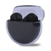 1 Hora Audífonos Aut209 Auriculares in-ear Estuche transparente - Negro - Ver 5