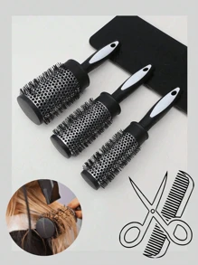 1 chiếc lược cuộn tóc uốn ống tròn bằng sợi nylon tạo kiểu tóc có ống nhôm nhiệt, tăng độ phồng cho tóc và tạo lọn tóc, dụng cụ tạo kiểu tóc lược chải tóc, lược chải tóc, lược, dụng cụ làm tóc, sản phẩm và phụ kiện tóc cho tiệm cắt tóc làm đẹp trở lại trường học, vật dụng thiết yếu khi đi du lịch ngày lễ, dành cho phụ nữ, lược chải tóc, lược gỡ rối, thợ cắt tóc, dụng cụ làm tóc, kiểu tóc, làm tóc, lược chải tóc, bộ lược chải tóc, lược chải tóc, lược uốn tóc, lược gỡ rối, lược chải tóc cho phụ nữ, phụ kiện thợ cắt tóc, tiệm cắt tóc, dụng cụ làm tóc - Nhiều màu - Xem 2