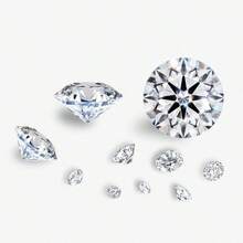 3.0-3.11 克拉 F 颜色裸钻 CVD 白色抛光实验室培育钻石圆形明亮式切割 CVD 钻石适用于高级珠宝制作材料，带 IGI 证书 - 白色 - 查看 1