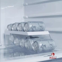 Refrigerator Can Organizer For 9 Units Multipurpose Acrylic With White Scroll Or - White - View 6