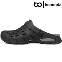 Full Style Ravi Boaonda Original Babouche Clog Men's Sandal Women's Flip Flops Unisex - 黑色/石墨色 - 查看 2