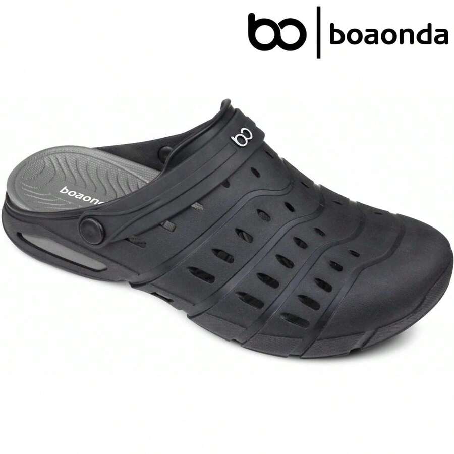 Full Style Ravi Boaonda Original Babouche Clog Men's Sandal Women's Flip Flops Unisex - 黑色/石墨色 - 查看 1