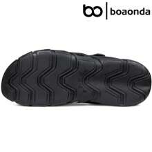 Full Style Ravi Boaonda Original Babouche Clog Men's Sandal Women's Flip Flops Unisex - 黑色/石墨色 - 查看 3