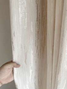 1PC Modern Jacquard Chenille Textured Curtain For Living Room High-Shading Window Bedroom Drape Villa