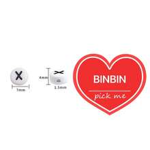 250 Pieces Children's Beads Smile Face - 6mm - đầy màu sắc - Xem 2