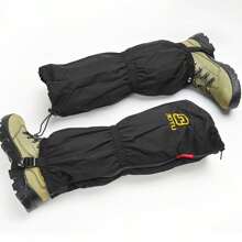 1 paire Jambières imperméables, jambières de bottes imperméables pour la randonnée, la chasse et la marche, le camping, l'escalade, le ski, respirantes pour l'escalade en montagne pour hommes et femmes