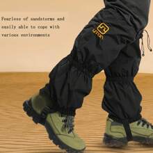 1 paire Jambières imperméables, jambières de bottes imperméables pour la randonnée, la chasse et la marche, le camping, l'escalade, le ski, respirantes pour l'escalade en montagne pour hommes et femmes