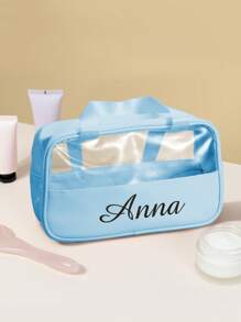 1 Peça Nécessaire Personalizada, Necessaire de Maquiagem Personalizada, Necessaire de Maquiagem com Bordado Personalizado, Nécessaire Personalizada, Necessaire de Maquiagem para Damas de Honra, Presente para Damas de Honra, Presentes Femininos, Presente de Aniversário, Presente de Dia dos Namorados, Presente de Casamento, Presente para Melhor Amiga, Presente para Mãe/Ela/Namorada/Esposa/Amiga - Multicolorido - Visão 4