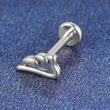 Stud Earrings - Bạc - Xem 3