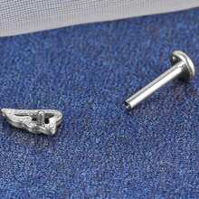 Stud Earrings - Bạc - Xem 4