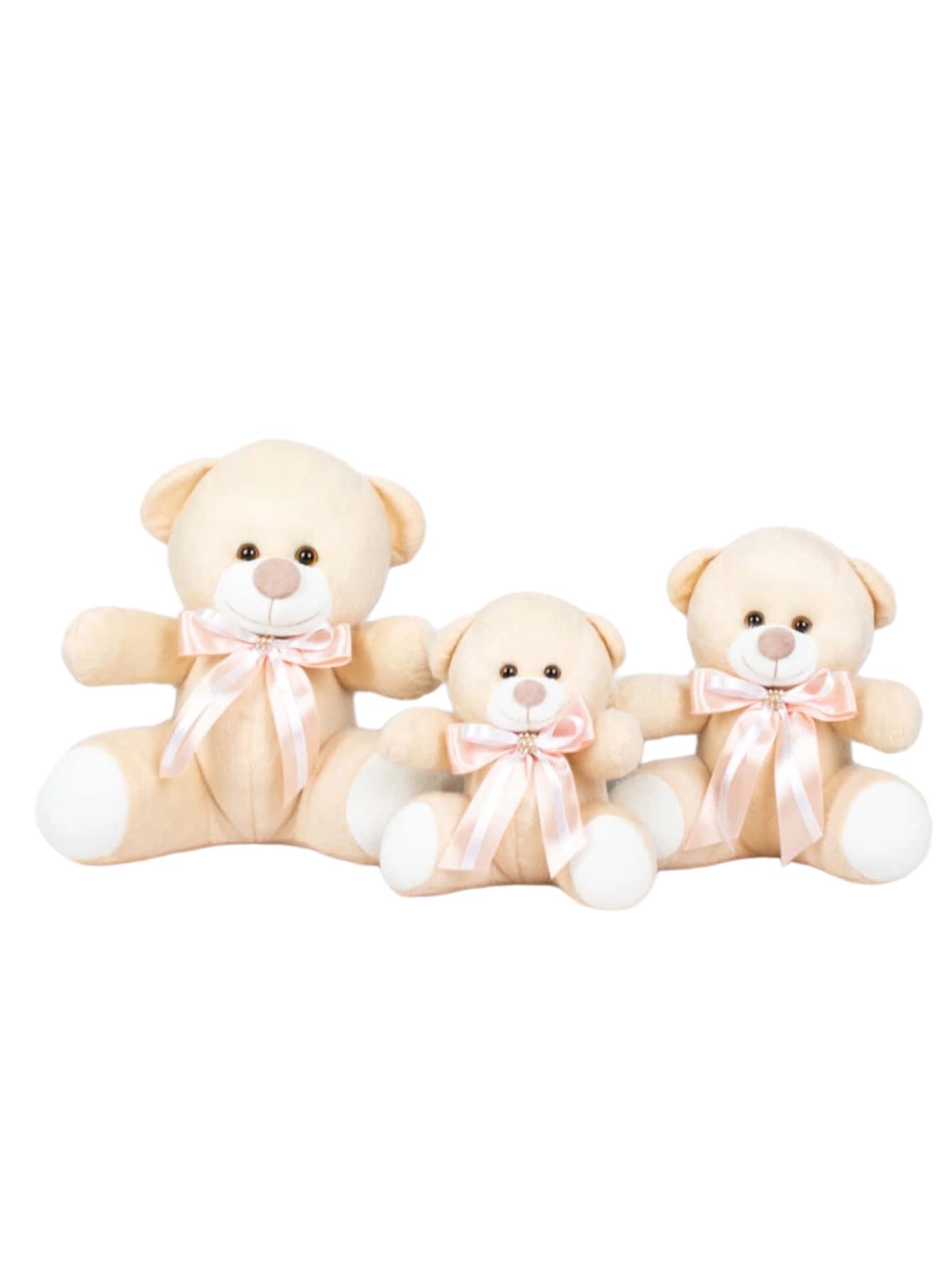 Classic Teddy Bear 3-Piece Kit (15/18/22) - Ideal For Niches And Decorations - 鮭魚 - 查看 1