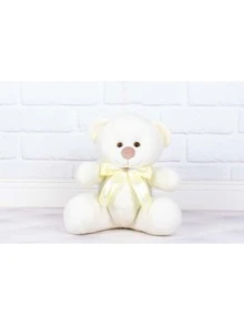 3-Piece Classic Teddy Bear Kit With Straw Plush (15/18/22) - For Niches And Decorations - Màu vàng - Xem 3