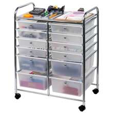 Magma Life 12 Drawer Organizer Cart With Wheels - View 1