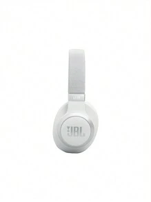 JBL LIVE770NC Over-Ear True Wireless Bluetooth Headphones Adaptive Active Noise Cancelling High Sound Quality Hi-Res Gold Label Certified Music Game Gaming Headphones - White