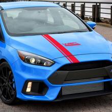 汽车引擎盖贴纸 通用适用于福克斯大众雷诺丰田日产 WRC 汽车改装配件条纹引擎盖乙烯基装饰贴花 - 均碼 - 查看 5