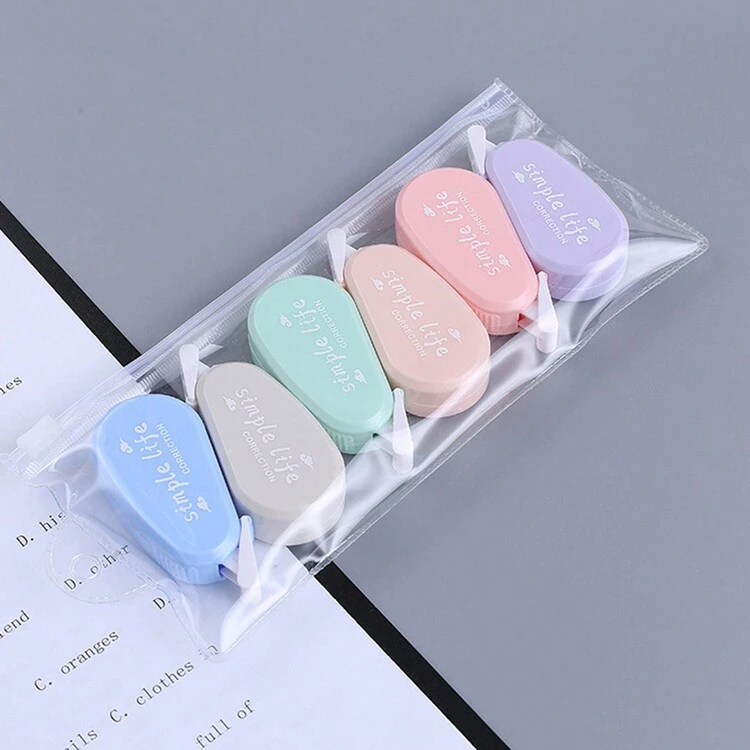 Multipack Muted Color Correction Tapes - Ideal For All Your Writing Correction Needs! - Multicolor - View 1