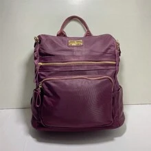 Women's Social Backpack Waterproof Fabric With Shoulder Strap - Màu tím - Xem 1