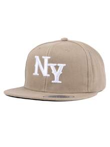 1pc, Gothic Letter NY, 3D Embroidered Baseball Cap, Baseball Game Fits,Basketball,Fall Fits,Sports Style,90's Outfit,Bright Colors,For Men,Sports Hip-Hop Cap, Adjustable Outdoor Sun Protection Casual Cap For Travels, Parties And Beach Halloween - Solid Color - View 10