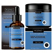 2pcs Blue Hair Care Set, 50g Hair Mask + 30ml Hair Oil, Essential Holiday Gift, Gentle Deep Nourishment, Deeply Moisturize And Revitalize Hair, Strengthen Hair Strands For Healthy Hair