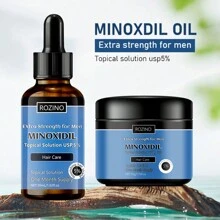 2pcs Blue Hair Care Set, 50g Hair Mask + 30ml Hair Oil, Essential Holiday Gift, Gentle Deep Nourishment, Deeply Moisturize And Revitalize Hair, Strengthen Hair Strands For Healthy Hair
