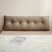 1pc Triangular Headboard Pillows Twin/Queen/King Size Head Roll Pillow Bed Wedge Pillow Large Bolster Bed Rest Reading Pillows Backrest Positioning Support Pillows With Side Pockets Bolster Cushion - Nâu nhạt - Xem 4