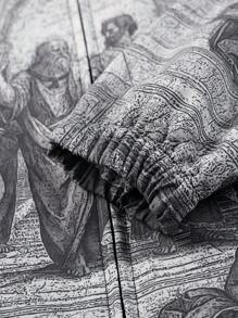 Chaqueta de manga larga con estampado de solapa para hombres, ropa deportiva casual de estilo vintage para primavera y otoño - Gris - Ver 4