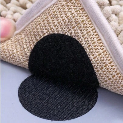 32/16/8/4 Pieces - Circular Floor Mat Back Adhesive, Mother And Child Stickers, Bed Sheet Stickers, Sofa Sticker Fixing Stickers, Invisible Sofa Mat Fixing Device, Sheet Set Anti Slip, Anti Running, And Traceless Adhesive Buckle, Suitable For Bedrooms, Living Rooms, Study Rooms, Kitchens